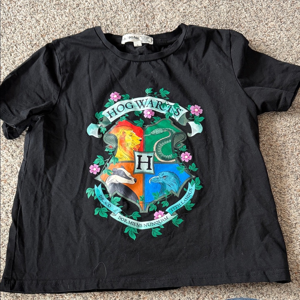 Hogwarts Black Kids T-Shirt